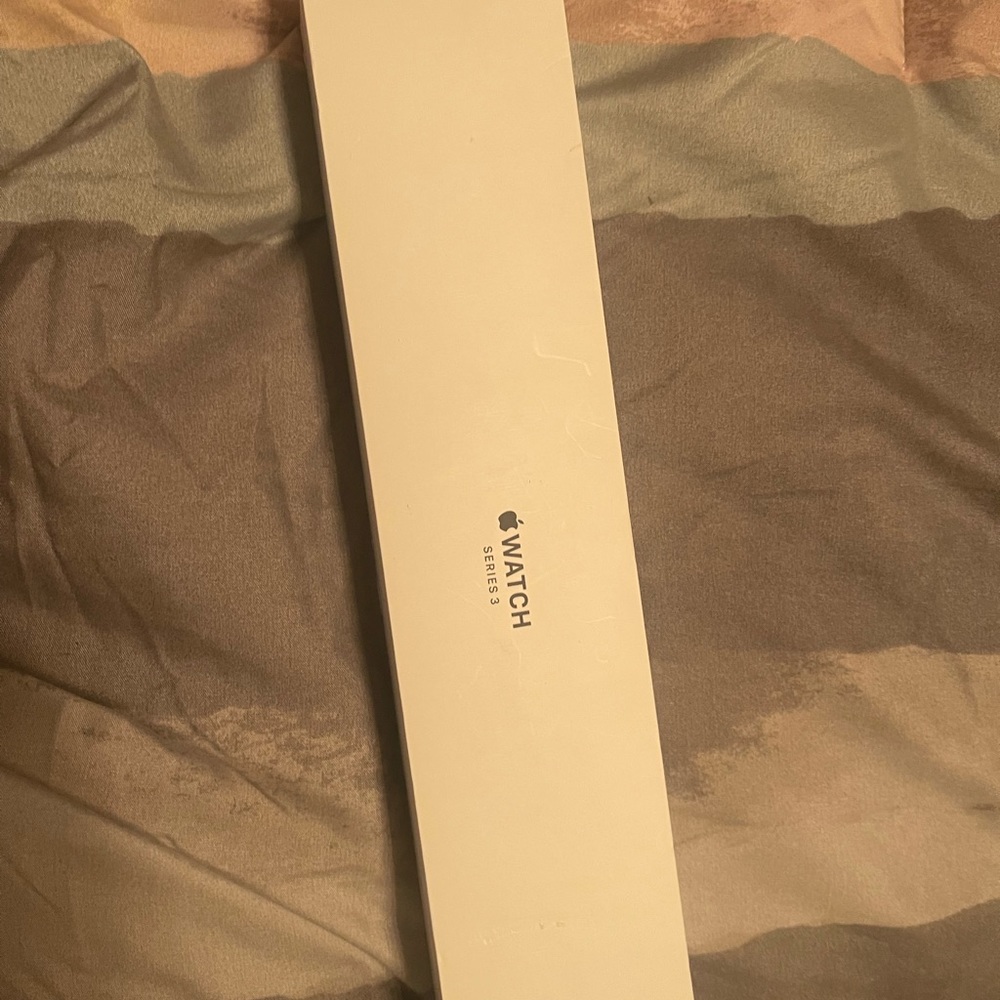 Apple Watch Series 3 just a minor scratch can’t really tell it’s hard to see it